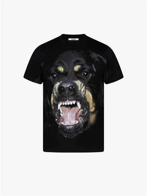 fake givenchy dog shirt|Givenchy crew neck rottweiler.